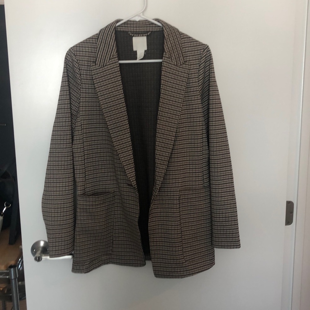 H&M Houndstooth blazer